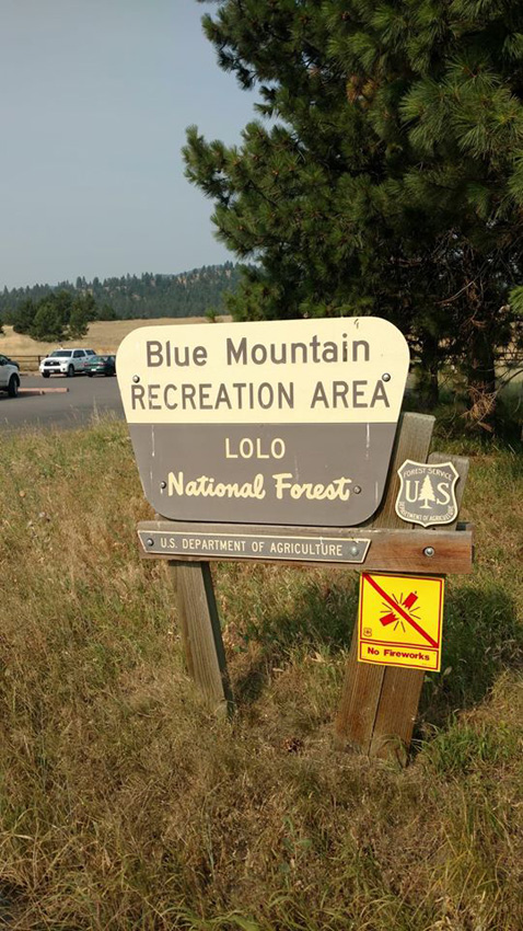 Blue Mountain trailhead