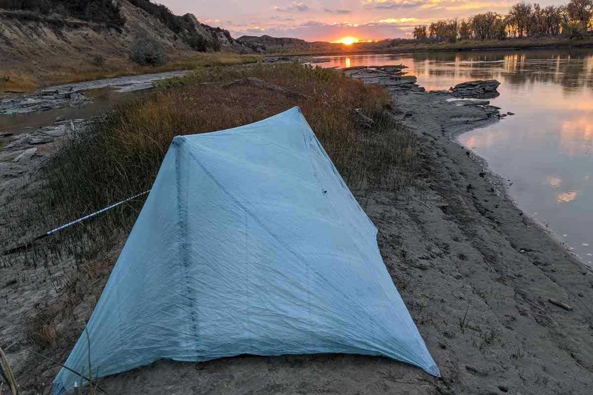 MT Trail Section 24 Sunrise on the river.