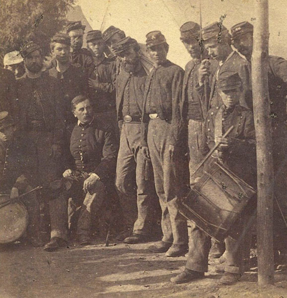 Thomas meagher seated with irish brigade