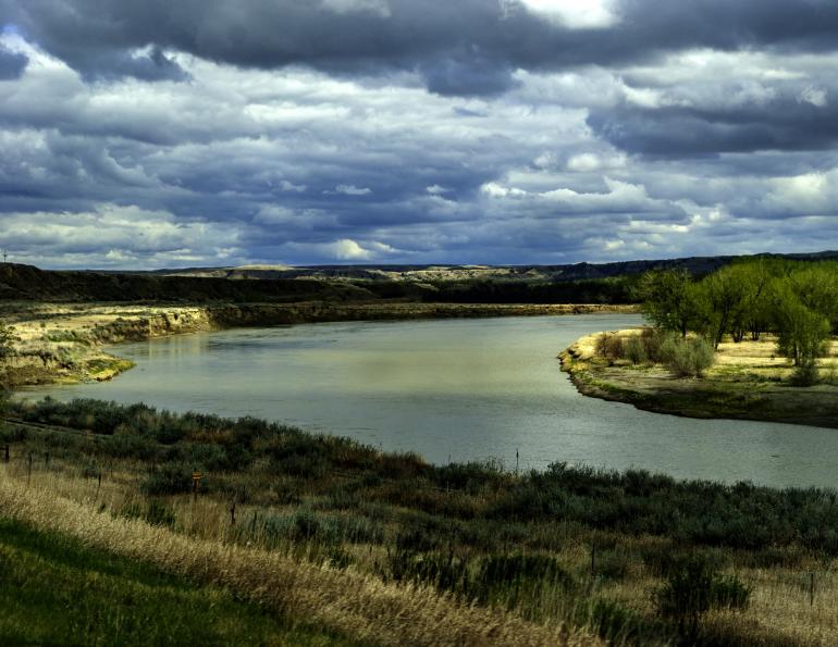 The Yellowstone River in Dawson County