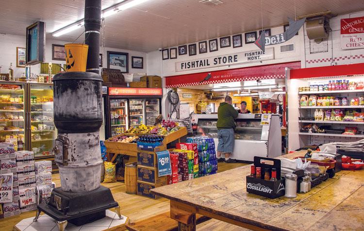 Fishtail General Store interior