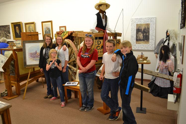  Bynum School Class Visits Central MT Museum Metis Exhibit