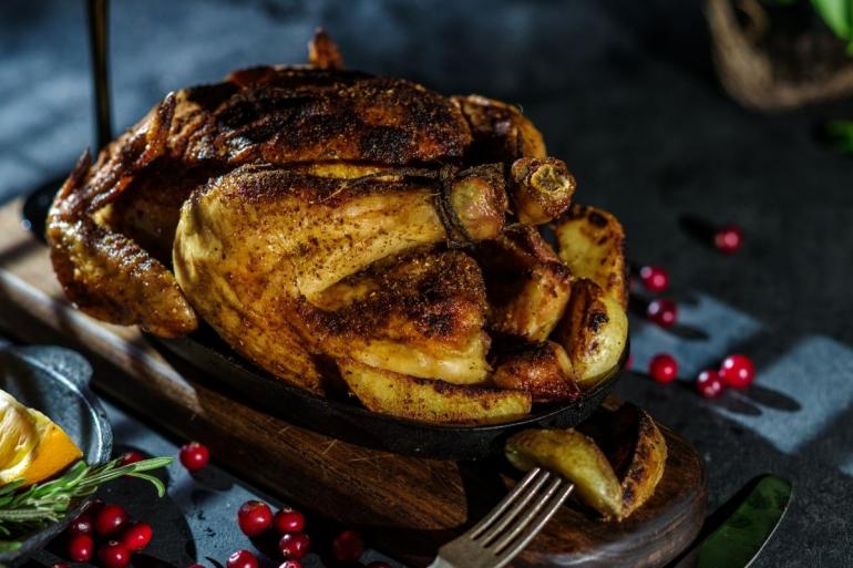 Roasted chicken