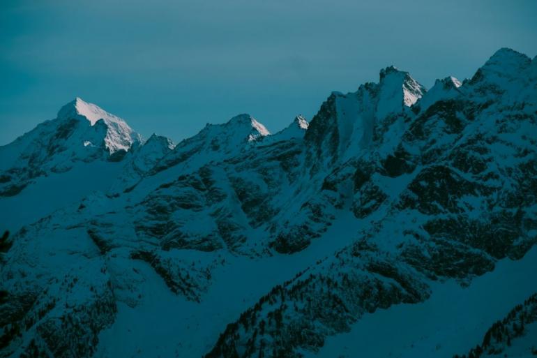 Snowy mountains