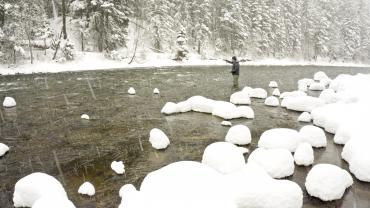 Winter flyfishing